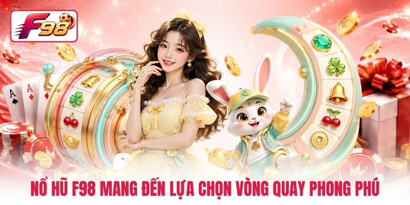 Nổ hũ F98 mang đến lựa chọn vòng quay phong phú